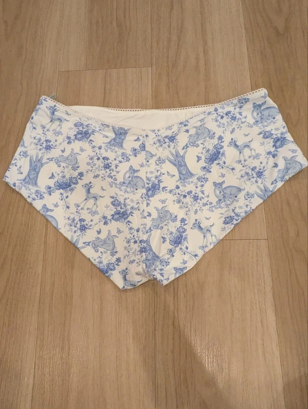 Frankie's Bikini White Deer Lisa Swim Bottoms size XXL NWT